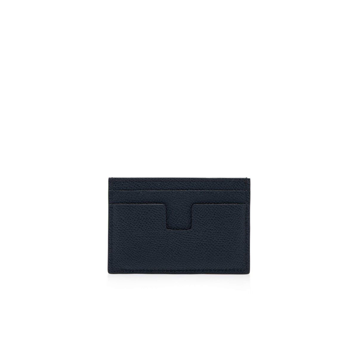 Tom Ford Small Grain Läder Klassiska Cardholder Liten Plånbok Herr Blå | 321ZXLEUC