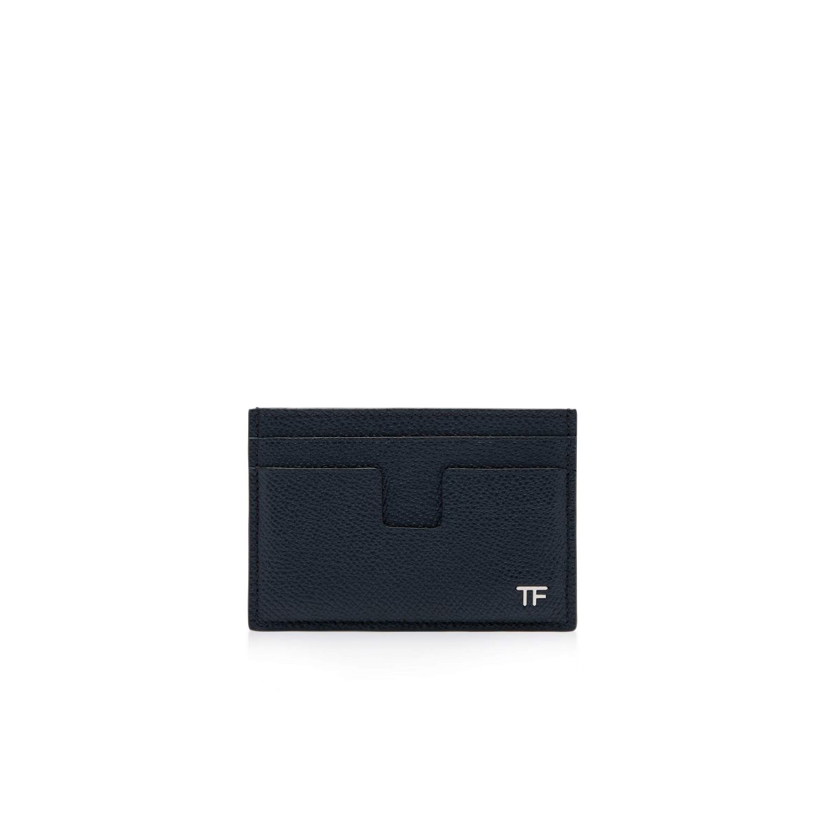 Tom Ford Small Grain Läder Klassiska Cardholder Liten Plånbok Herr Blå | 321ZXLEUC