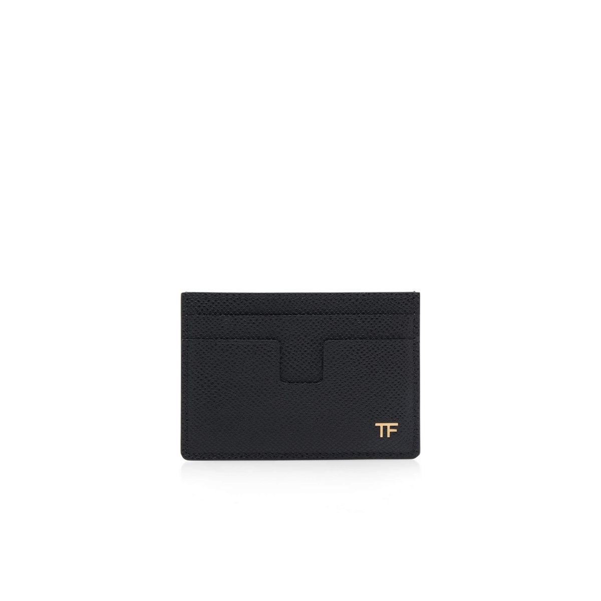 Tom Ford Small Grain Läder Money Clip Cardholder Liten Plånbok Herr Svarta | 863BNEHJM