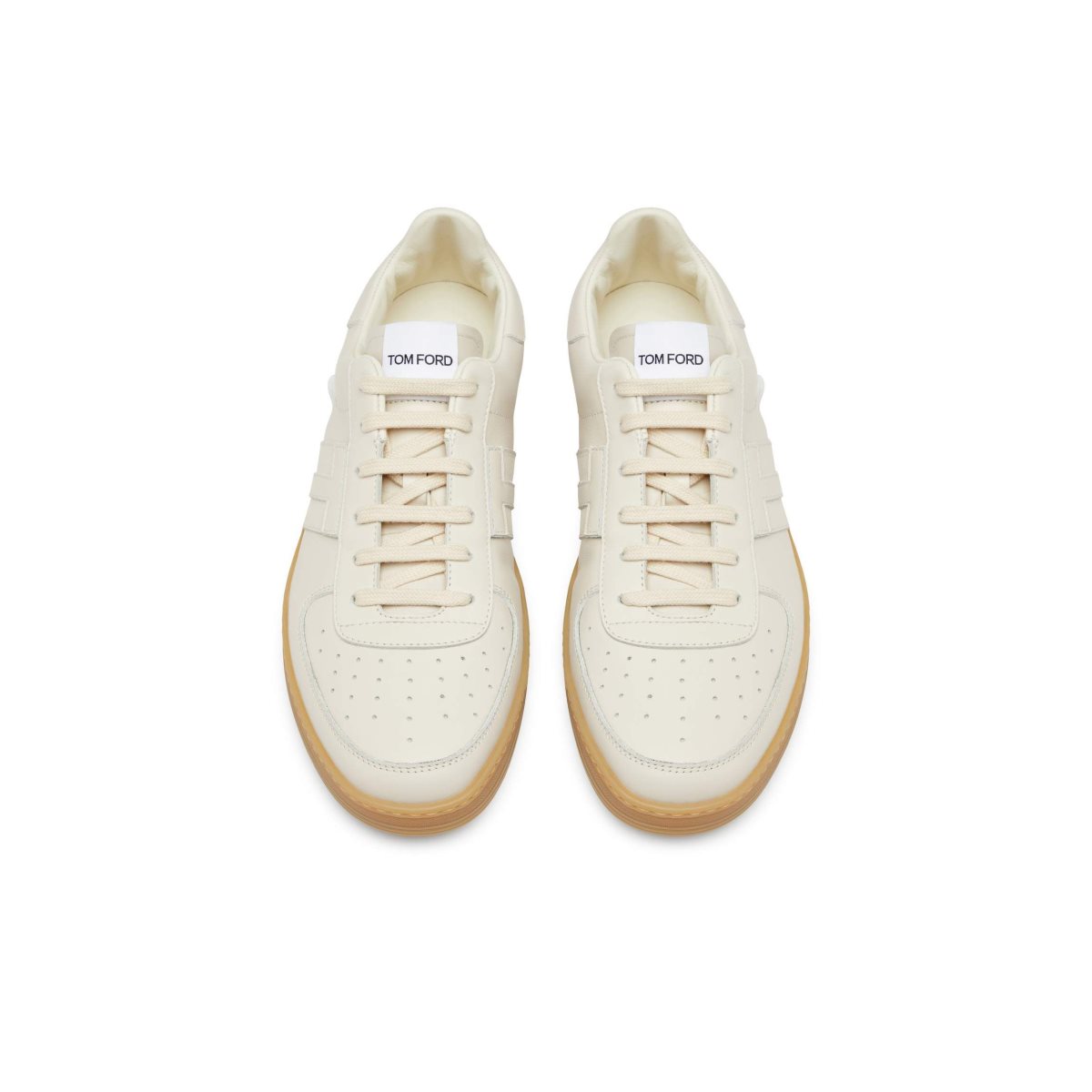 Tom Ford Smooth Läder Radcliffe Sneakers Herr Marble + Amber | 693ZJYCWN