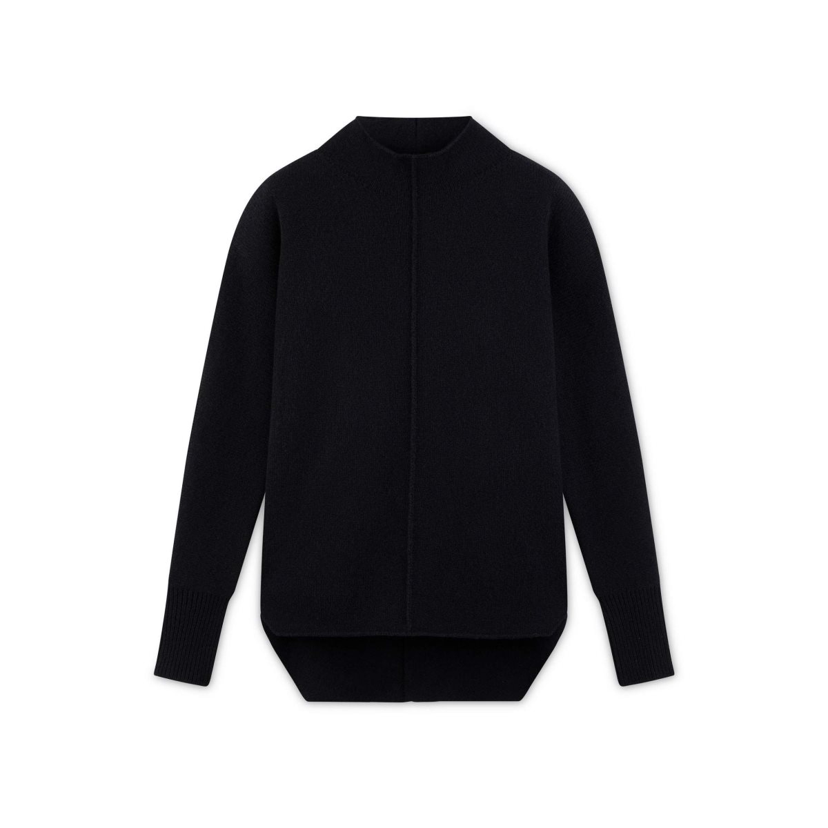 Tom Ford Soft Cashmere Jersey Asymmetric Stickat Dam Svarta | 385OWRPYU