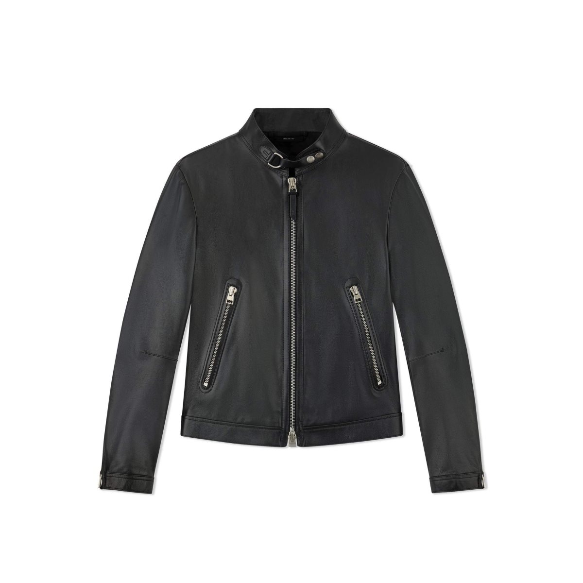 Tom Ford Soft Läder Cafe Biker Ytterkläder Herr Svarta | 376CBLKGI