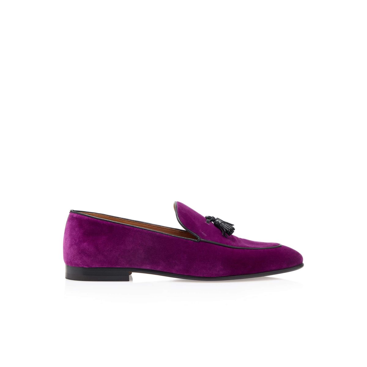 Tom Ford Soft Velvet Liam Tassel Loafers Herr Lila | 745BDNAOQ