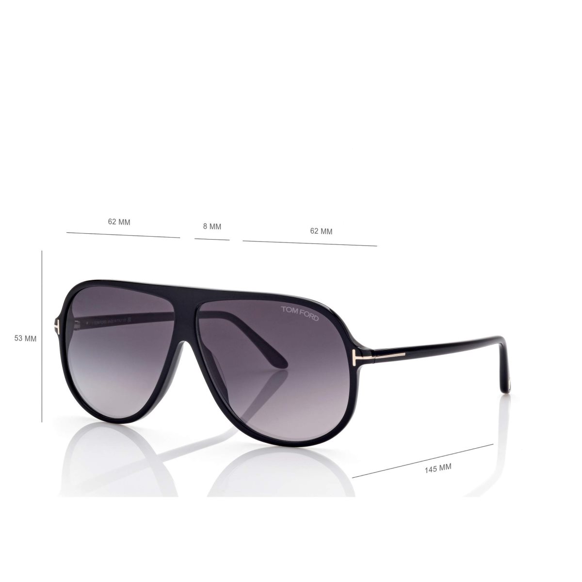 Tom Ford Spencer Solglasögon Herr Svarta | 025MSTEJI