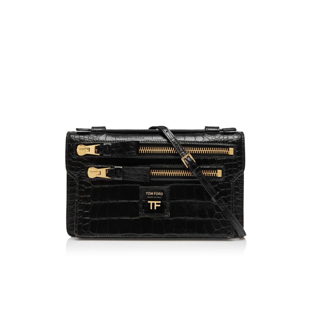 Tom Ford Stamped Läder Jennifer Crossbody Väska Dam Svarta | 297CHEUOP