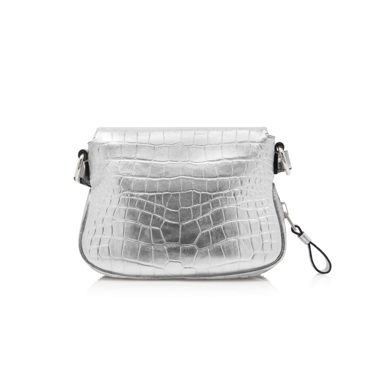 Tom Ford Stamped Läder Jennifer Crossbody Väska Dam Silver | 583MOVLXQ