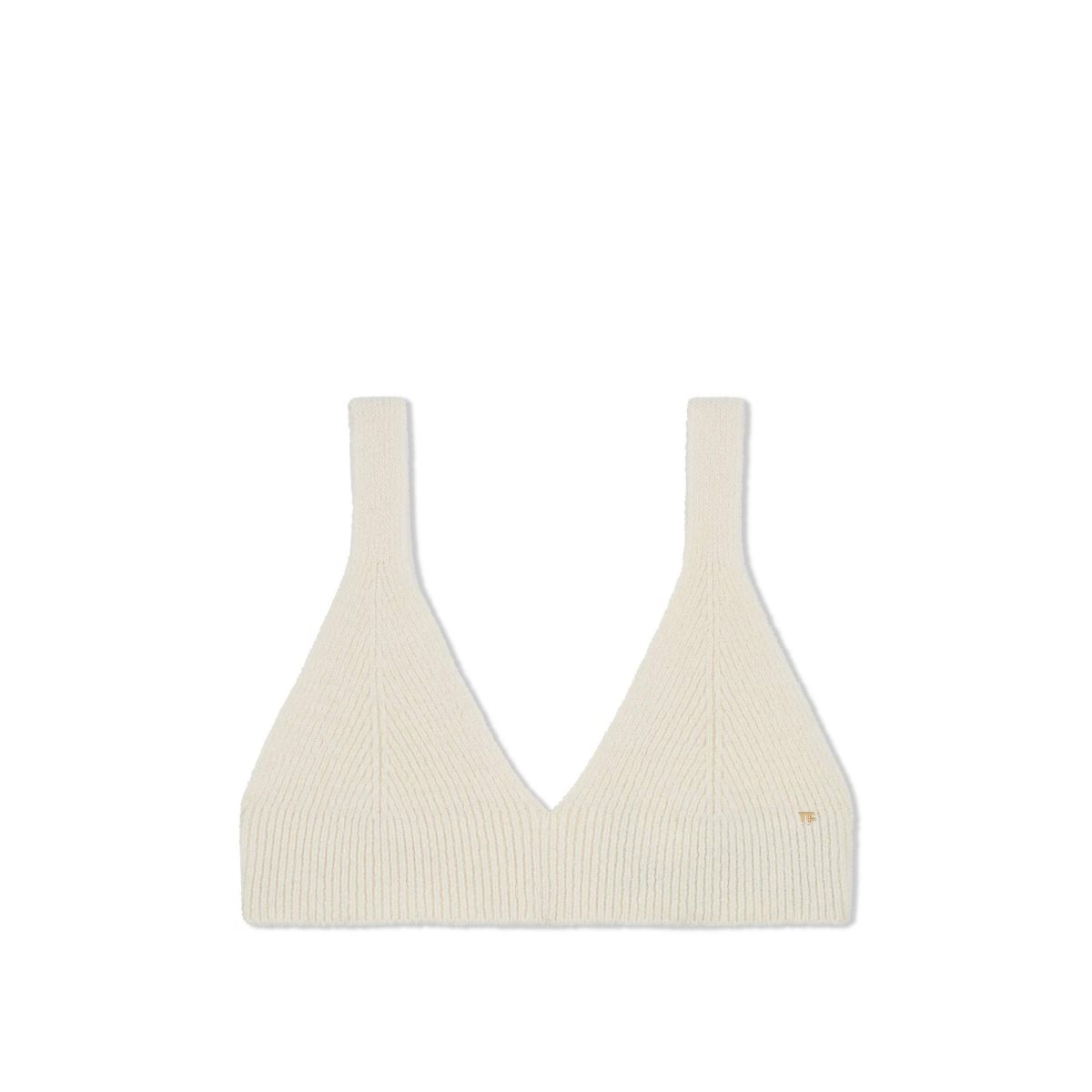 Tom Ford Stretch Bomull Cashmere Bra Blast Dam Chalk | 978WNQEKR