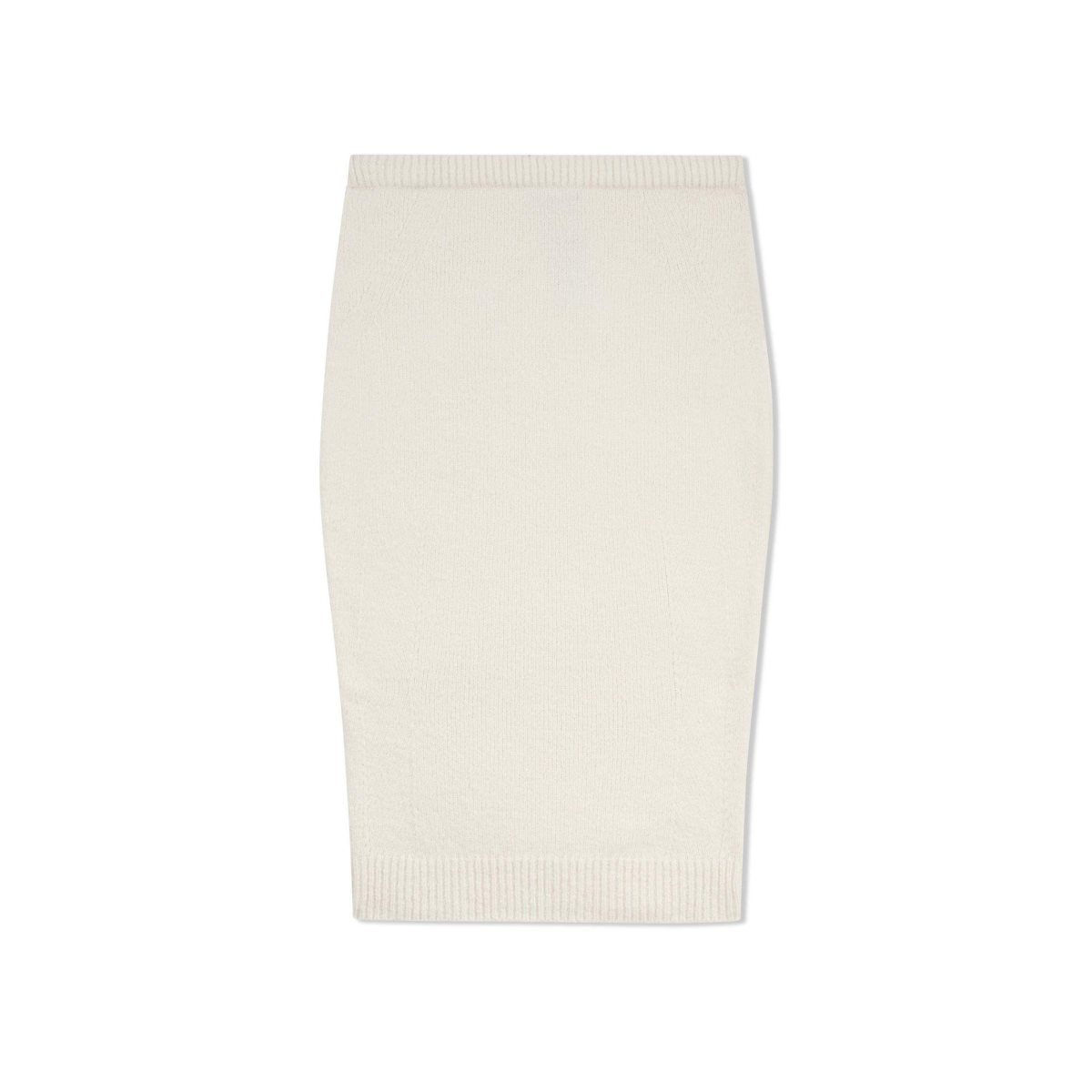 Tom Ford Stretch Bomull Cashmere Kjolar Dam Chalk | 473PLORNA