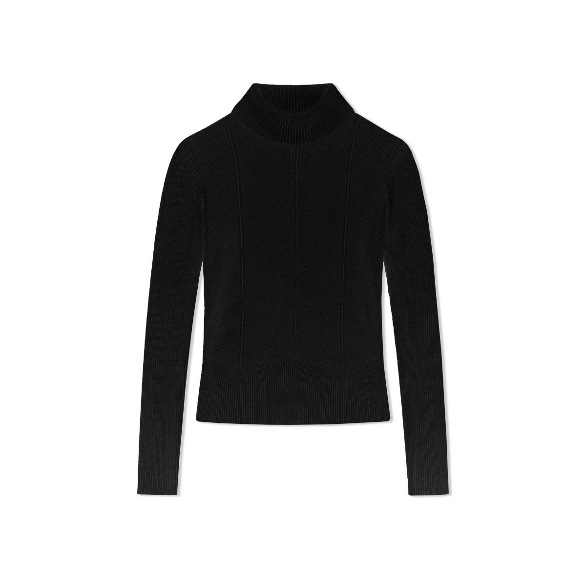 Tom Ford Stretch Bomull Cashmere Top Stickat Dam Svarta | 485SIVNKA