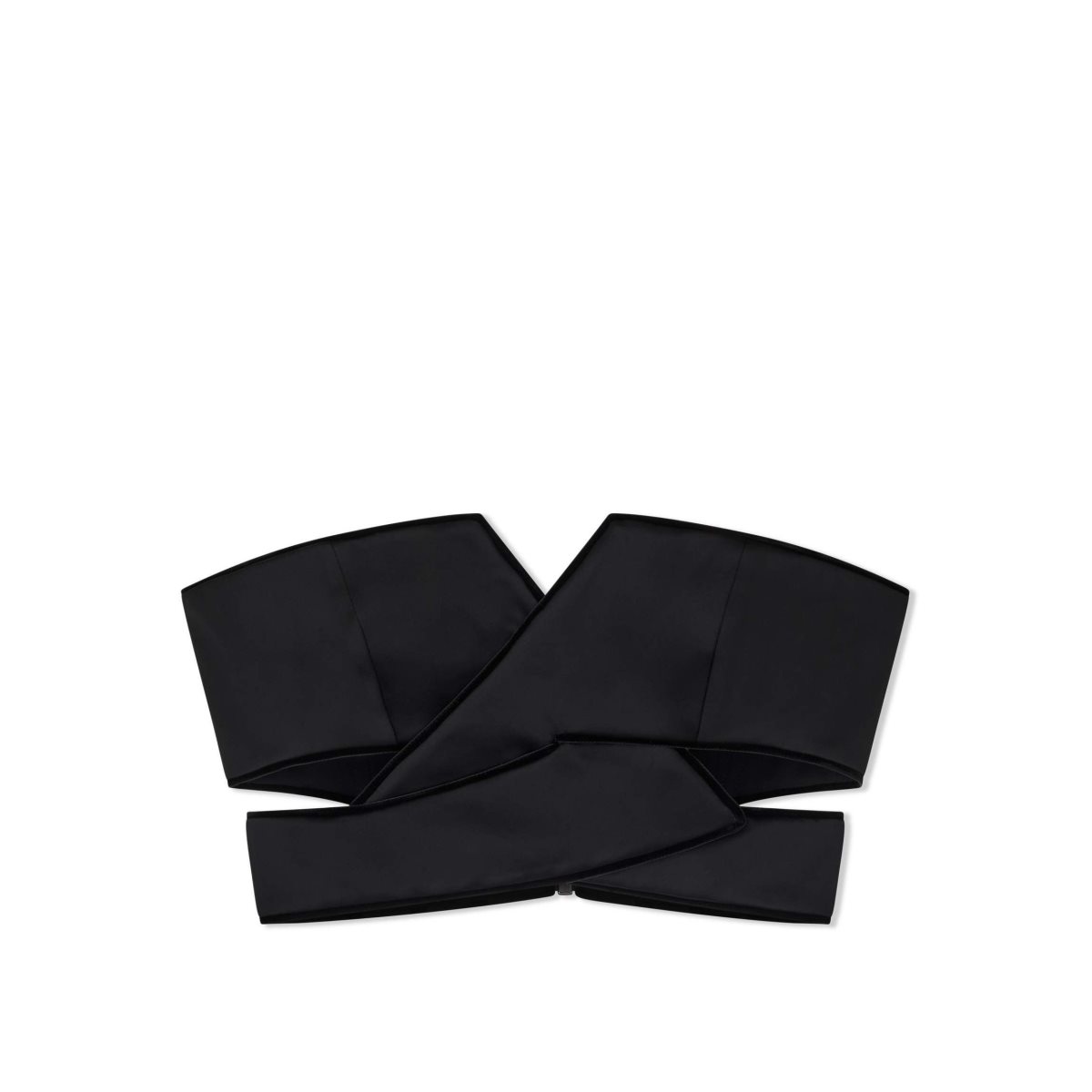 Tom Ford Stretch Duchesse Criss-cross Crop Blast Dam Svarta | 427CYIGFA