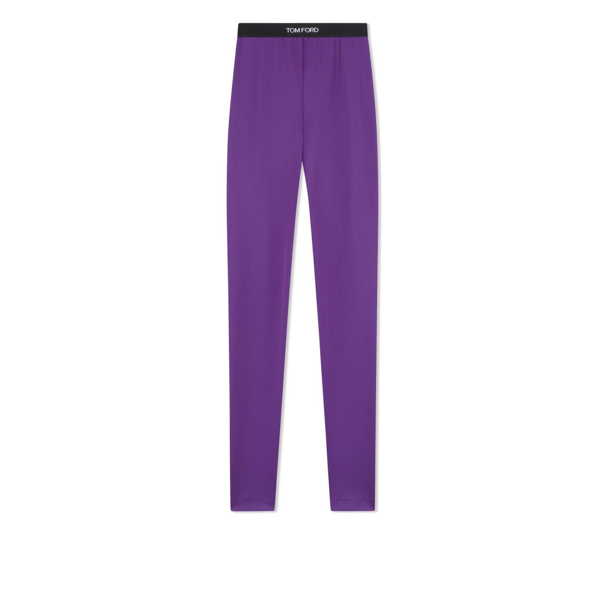 Tom Ford Stretch Lycra Logoed Leggings Dam Lila | 643DMIZYL