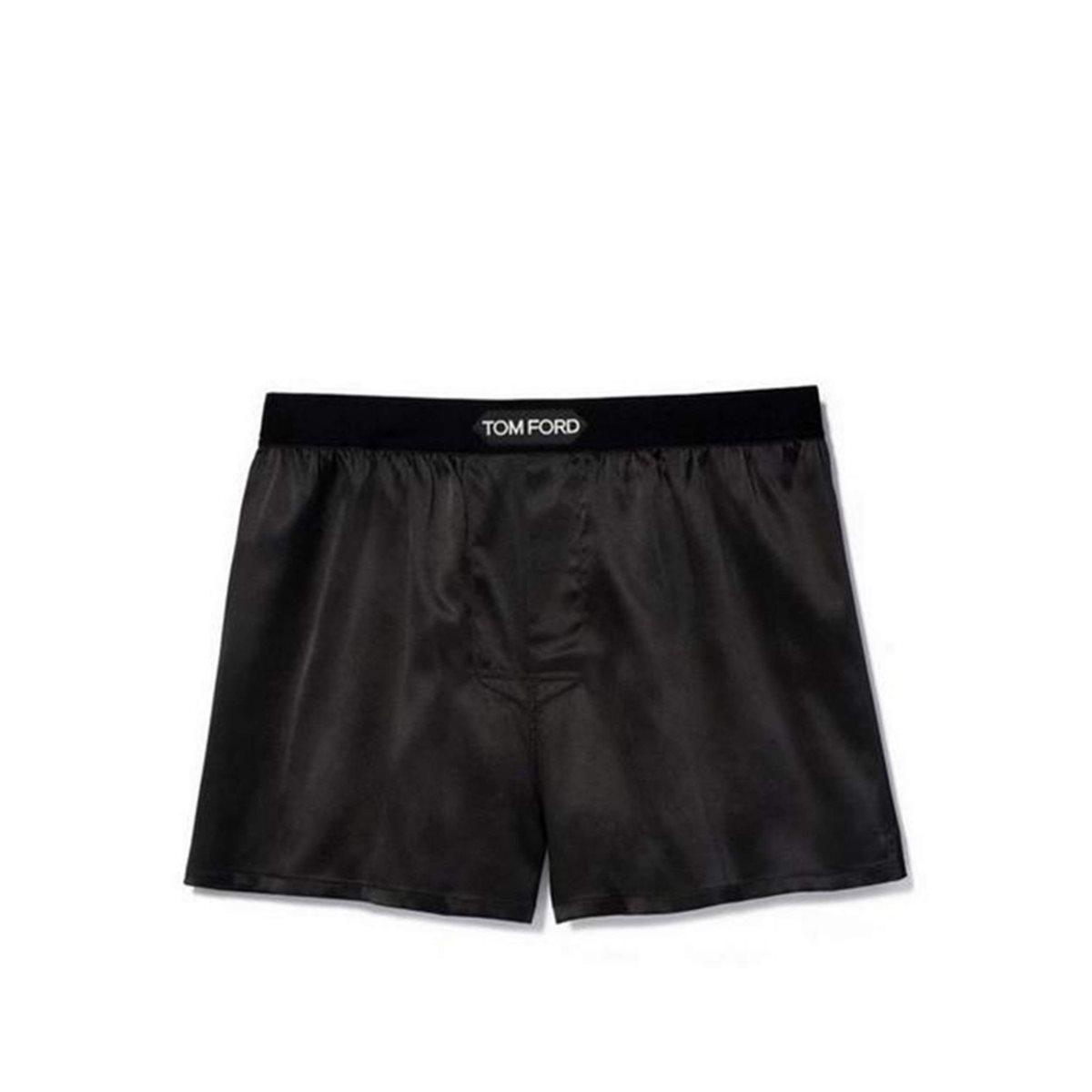 Tom Ford Stretch Silk Satin Boxer Shorts Byxor Dam Svarta | 703HNACPF