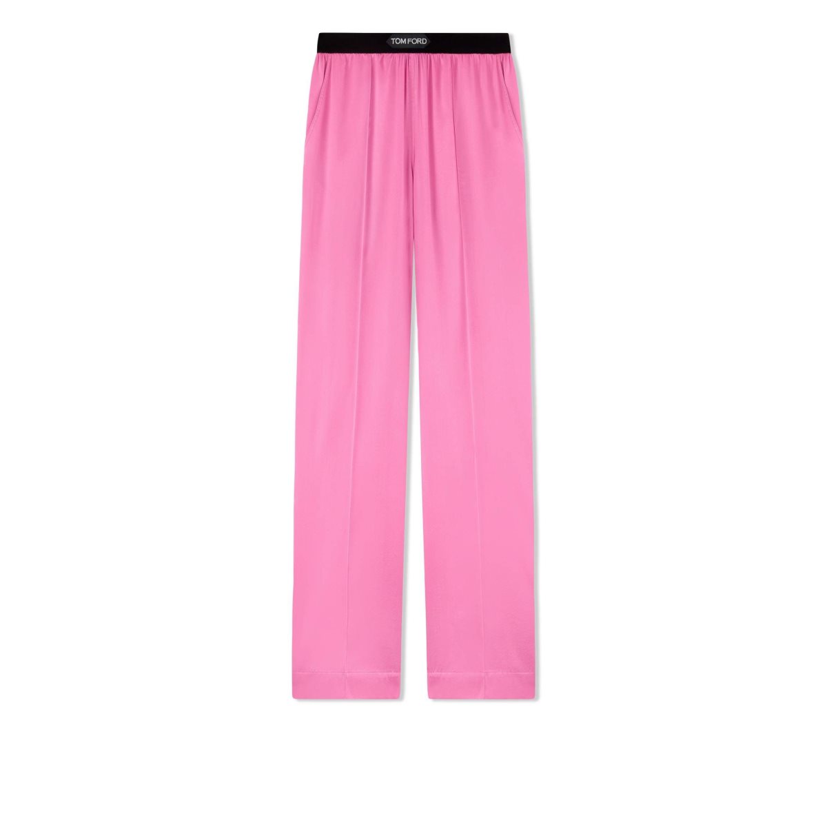 Tom Ford Stretch Silk Satin Morgonrock Dam Rosa | 026EIWSDN