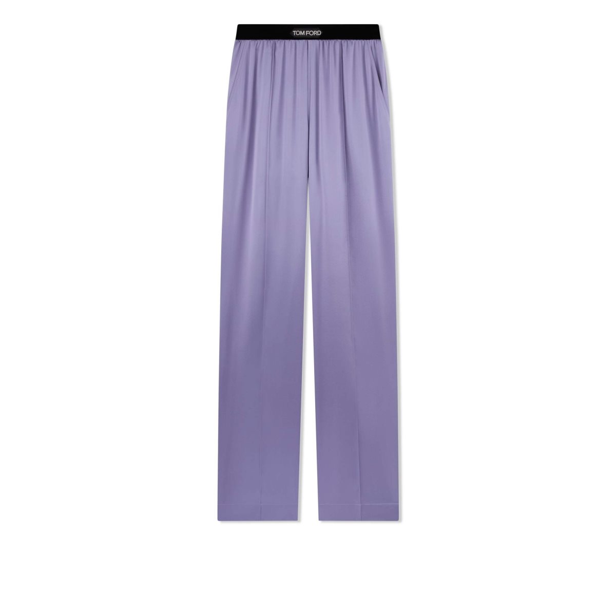 Tom Ford Stretch Silk Satin Morgonrock Dam Lila | 284NEUWFC