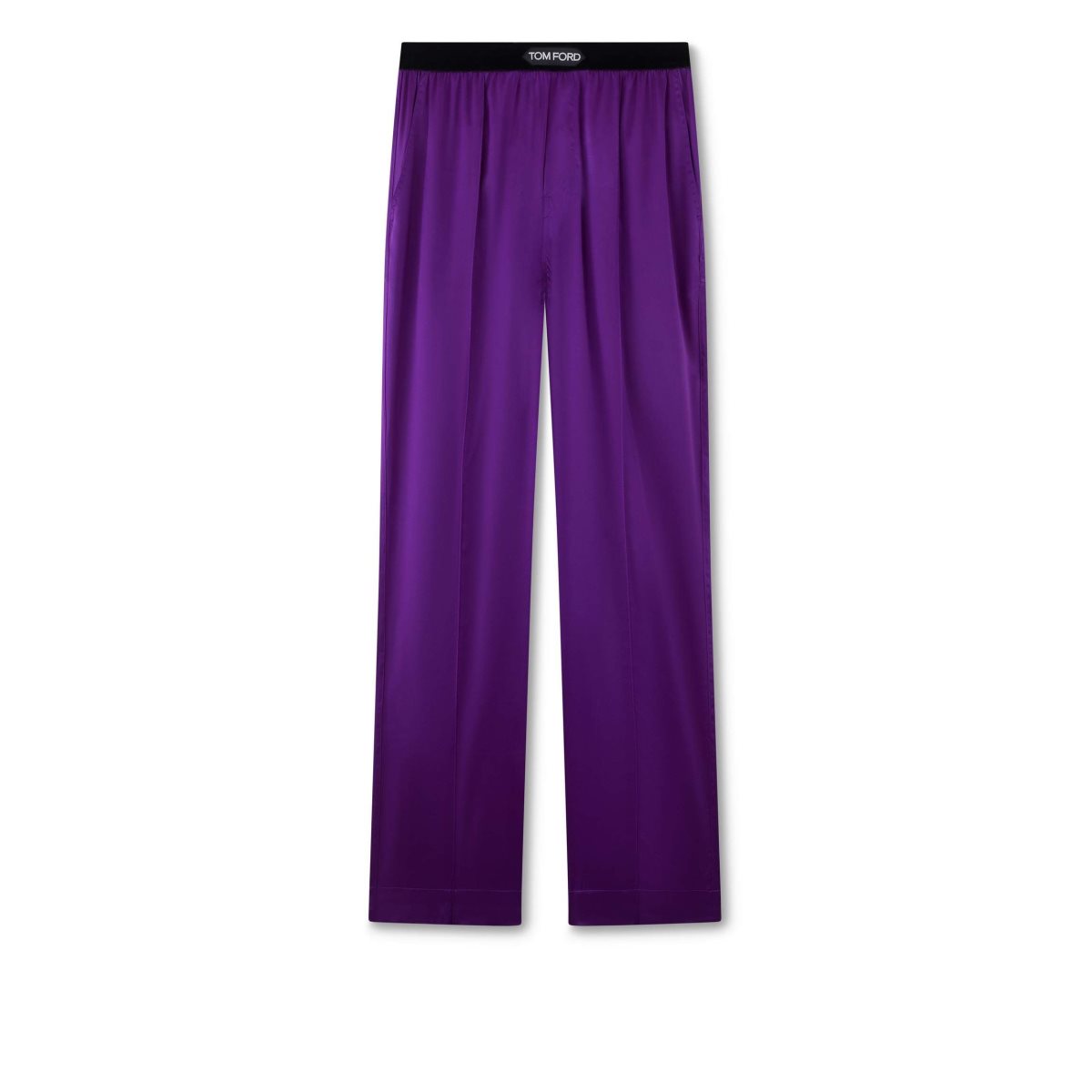 Tom Ford Stretch Silk Satin Morgonrock Dam Amethyst | 768AITUEF