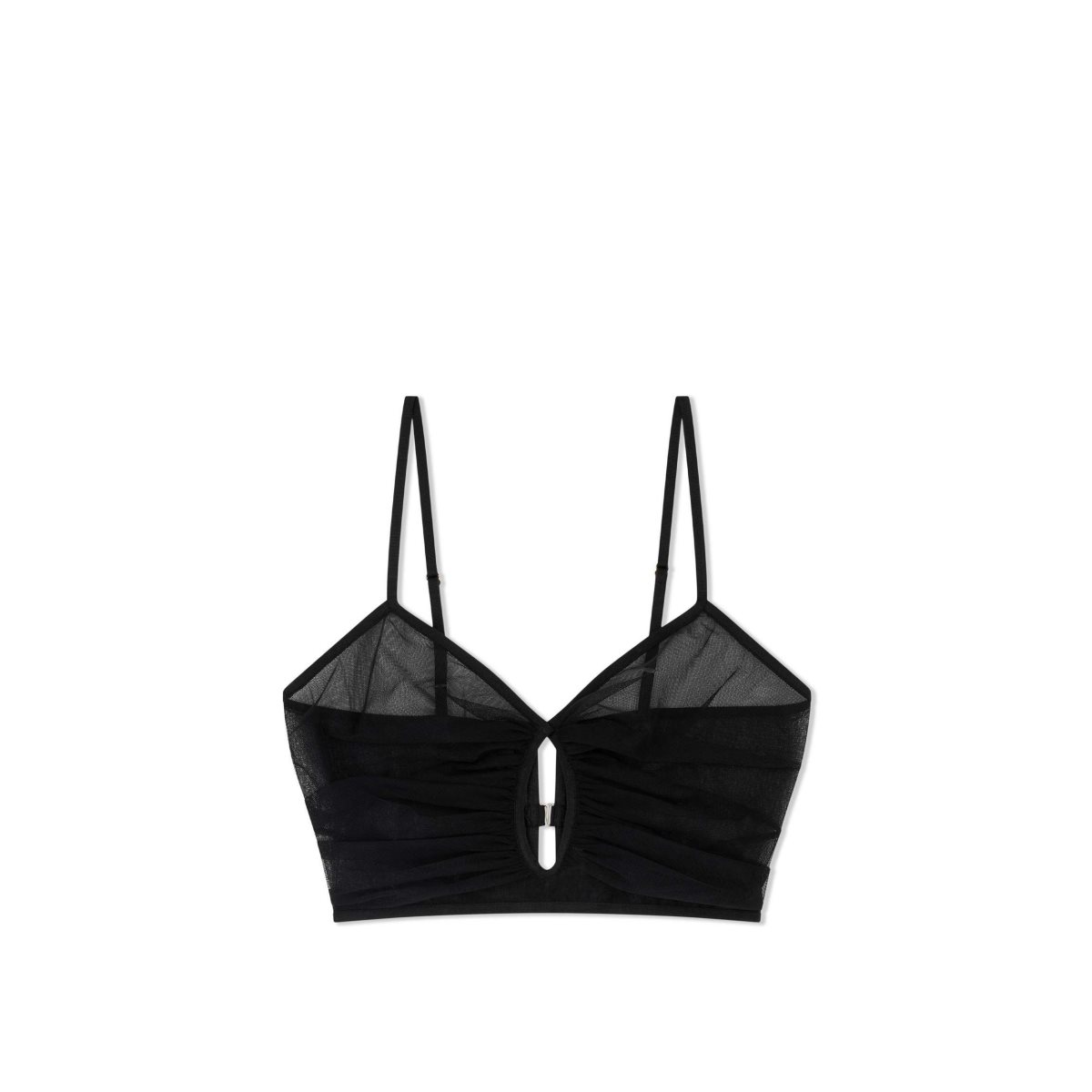 Tom Ford Stretch Tulle Crop Blast Dam Svarta | 348WOZALI