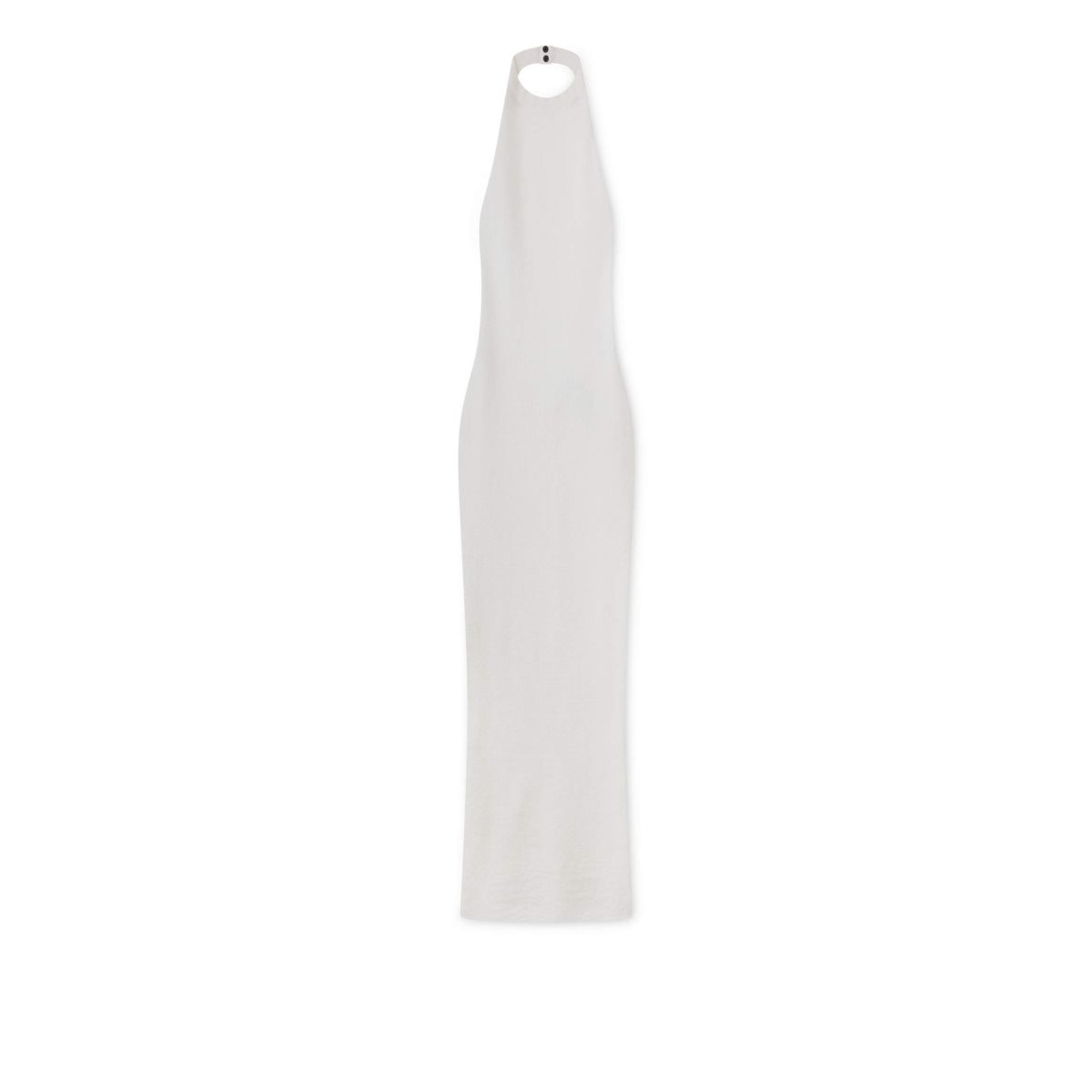 Tom Ford Stretch Ull Rib Open Back Klänning Dam Chalk | 097DXOAUI