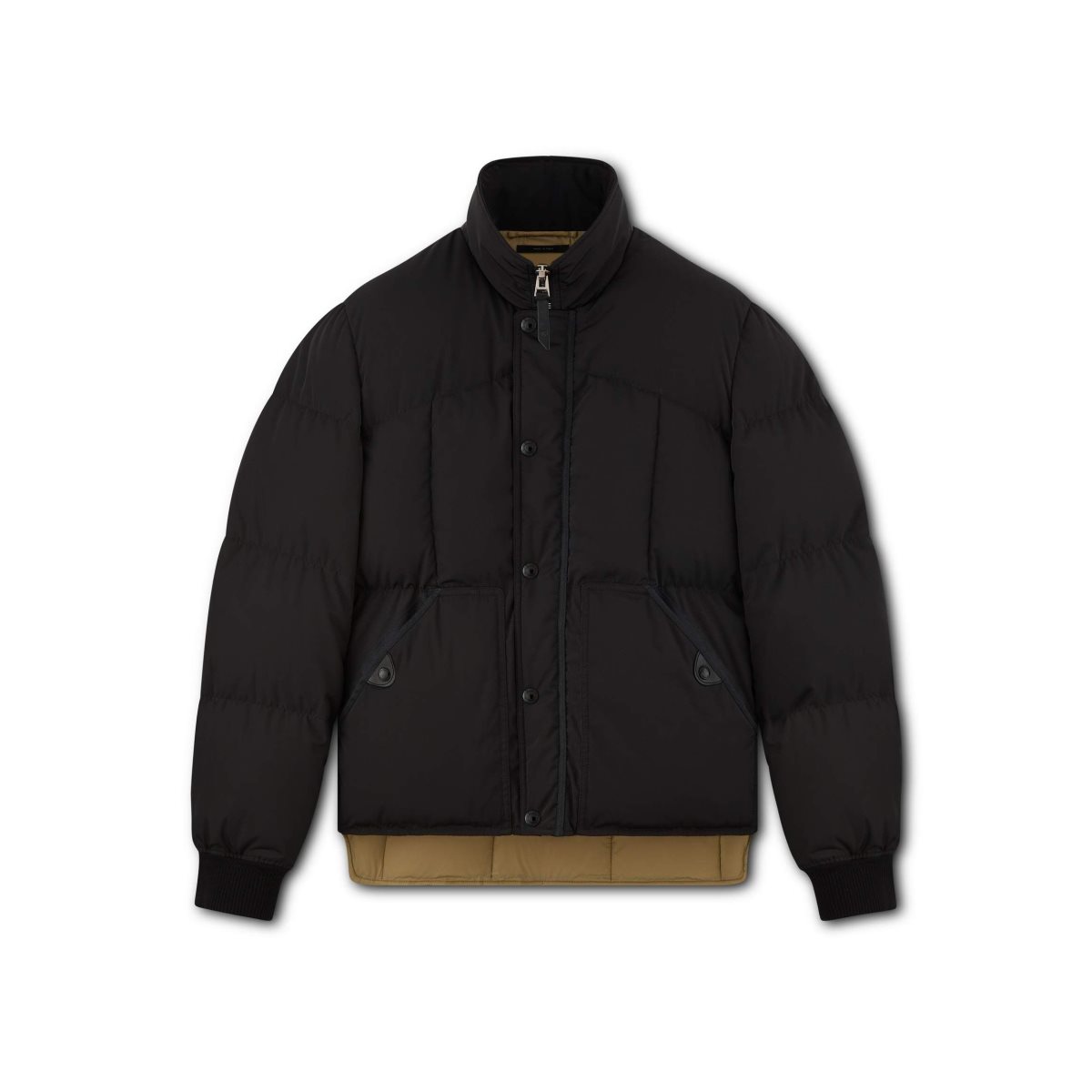 Tom Ford Techno Lätta Down Funnel Blouson Ytterkläder Herr Svarta | 286KVFGUQ