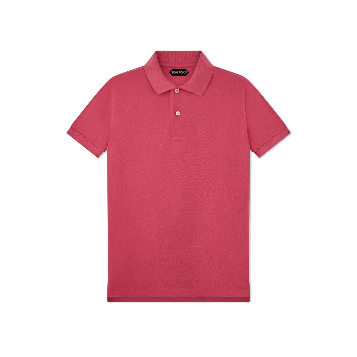 Tom Ford Tennis Piquet Polo Stickat Herr Korall | 392XOZMAU