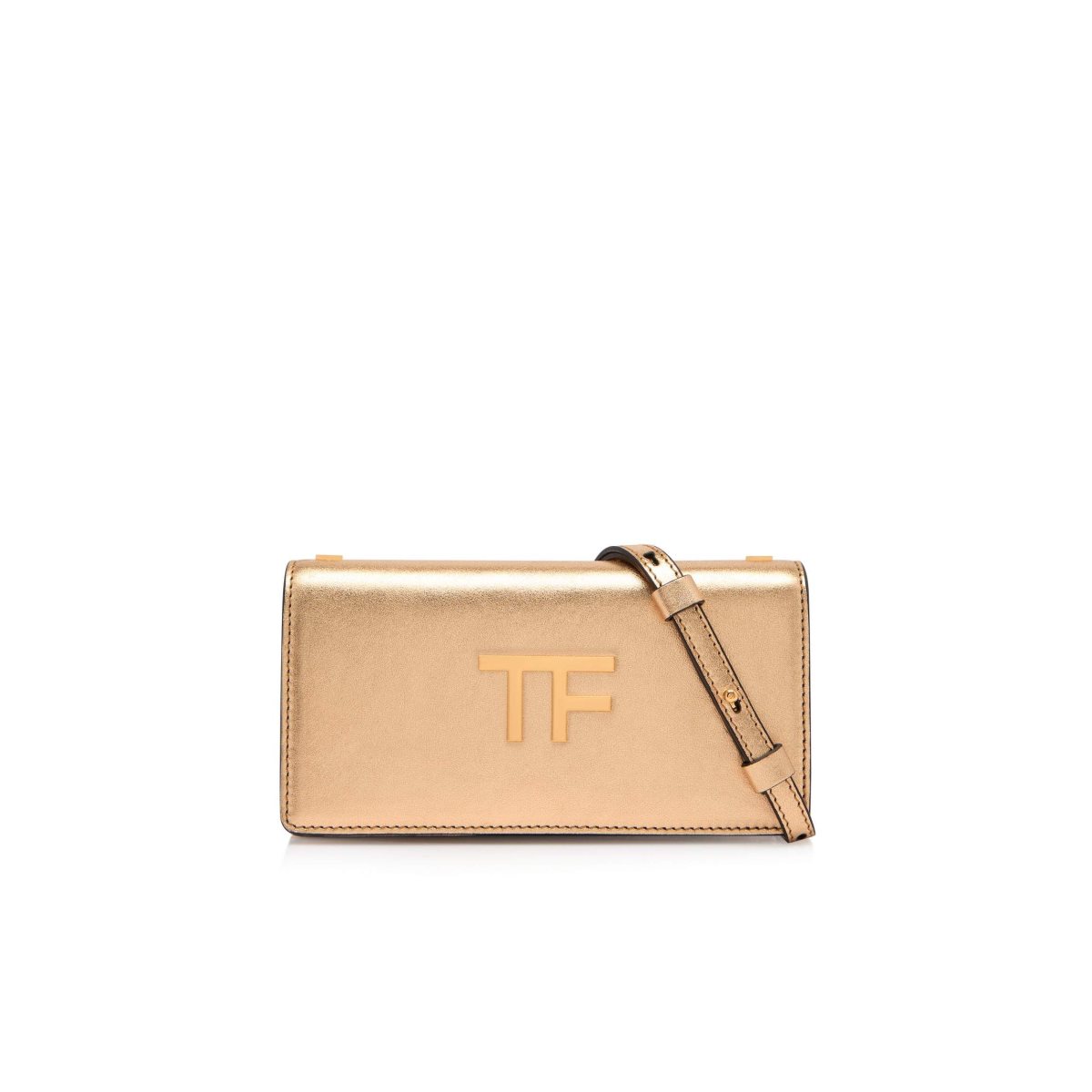 Tom Ford Textured Laminated Läder Tf Clutch Väska Dam Guld | 053SPQOKL