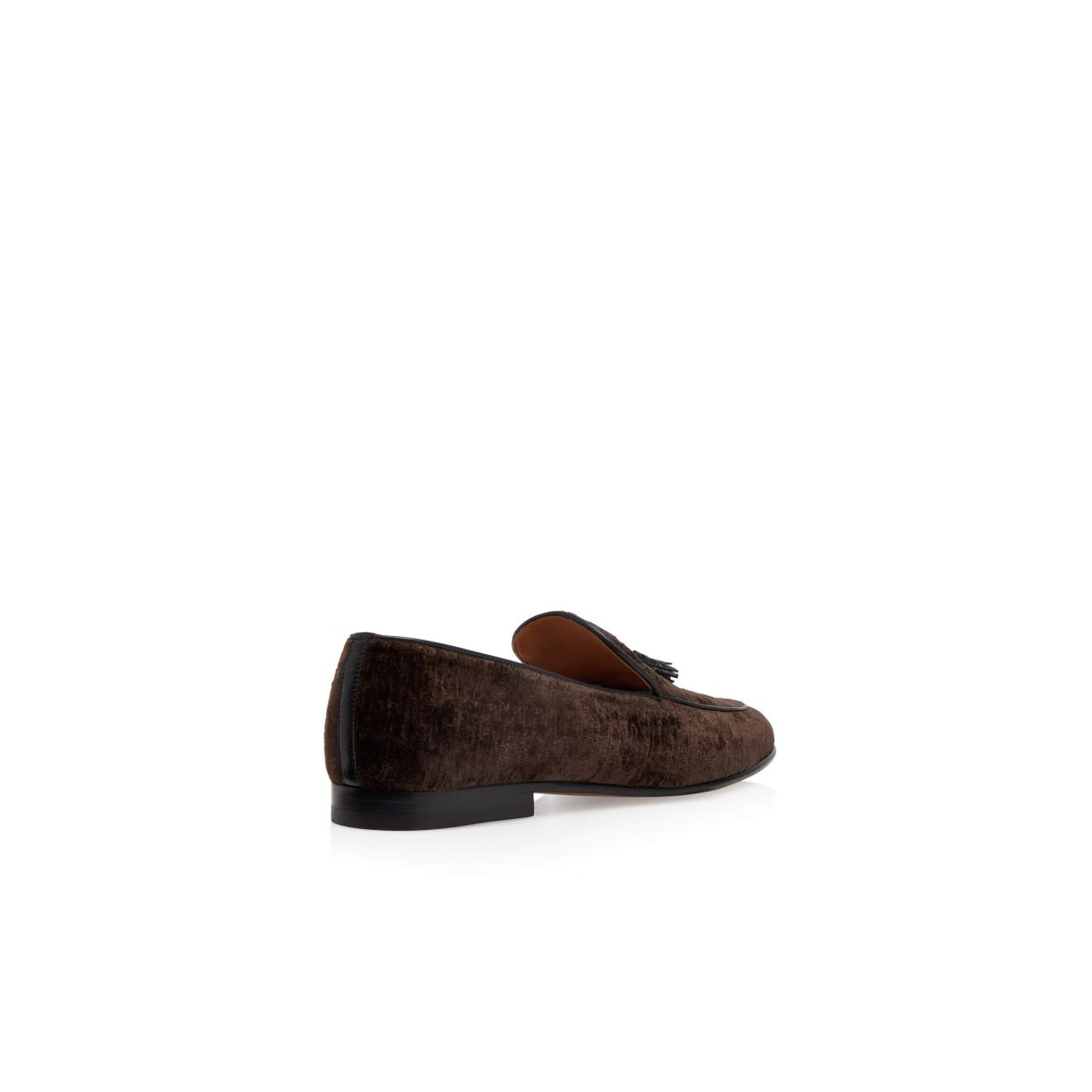 Tom Ford Textured Velvet Liam Tassel Loafers Herr Choklad | 824XIBSTA