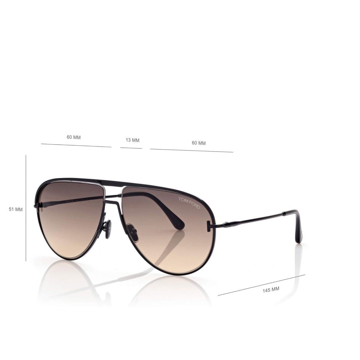 Tom Ford Theo Solglasögon Herr Svarta | 359RSNDCG