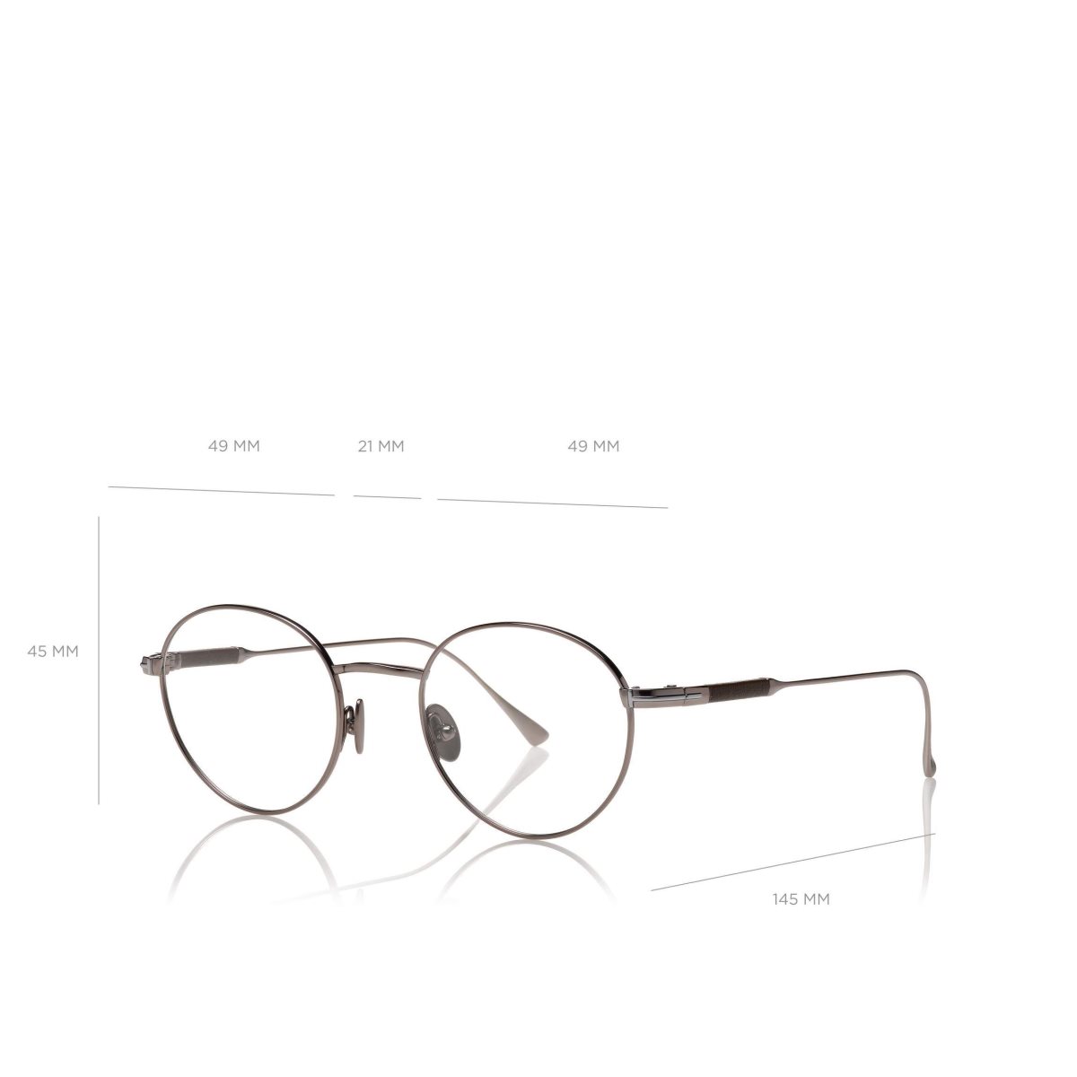 Tom Ford Titanium Läder Temple Optical Optisk Herr Mörk | 174ZWKSHE