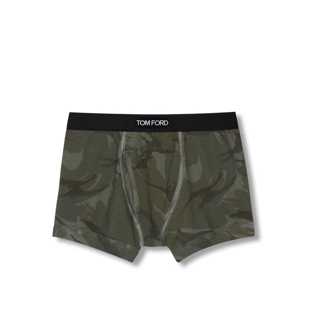 Tom Ford True Camo Bomull Boxer Kalsonger Herr Mörkolivgröna | 136VECFYH