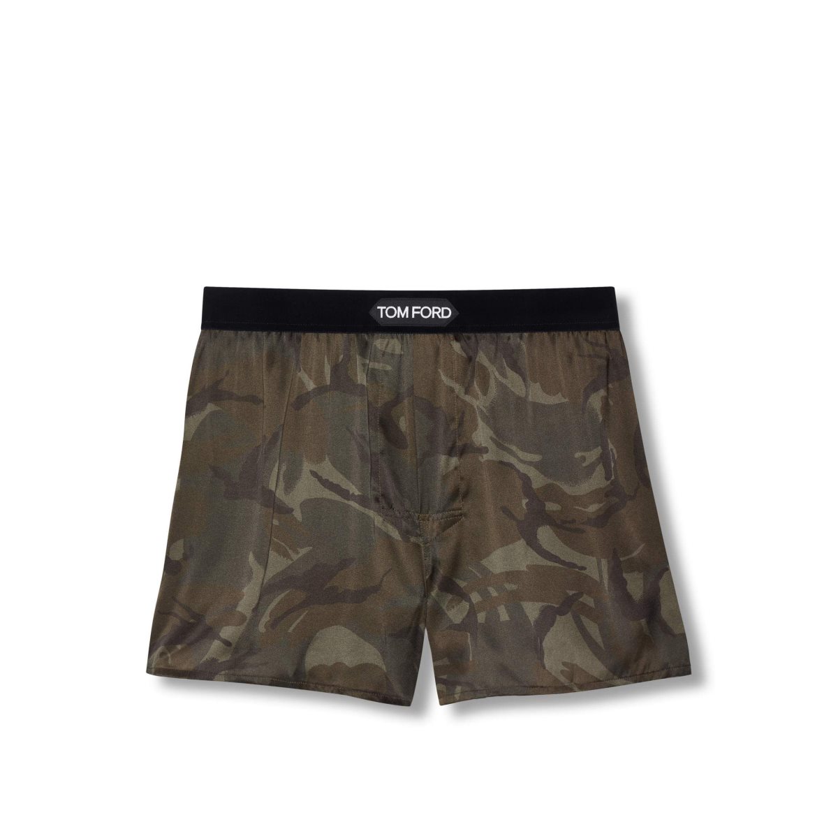 Tom Ford True Camo Silk Boxer Kalsonger Herr Mörkolivgröna | 034HSUNOM