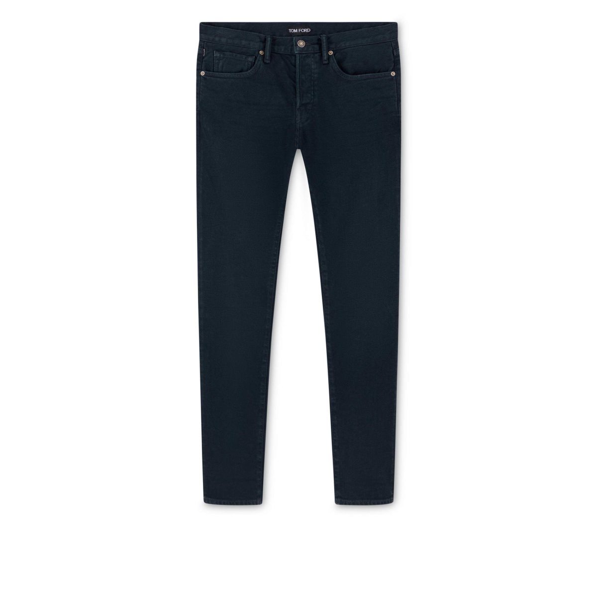 Tom Ford Twill Slim Fit Jeans Herr Indigo | 874NYMQAP