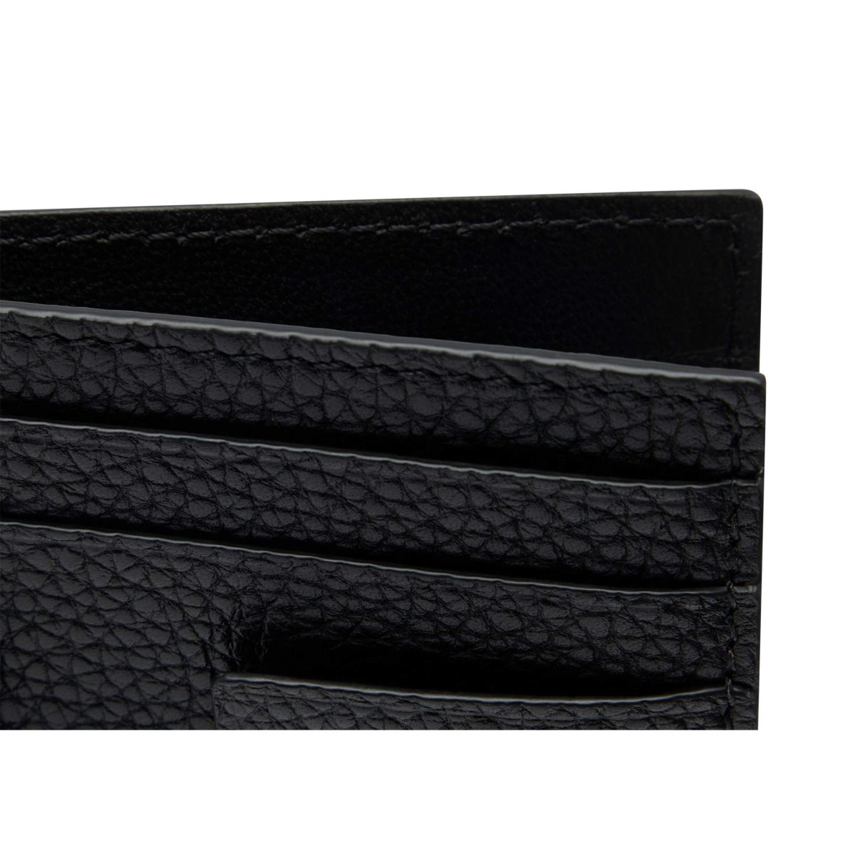 Tom Ford Two-tone Grain Läder Cardholder Liten Plånbok Herr Svarta Bruna | 273NRWUOC