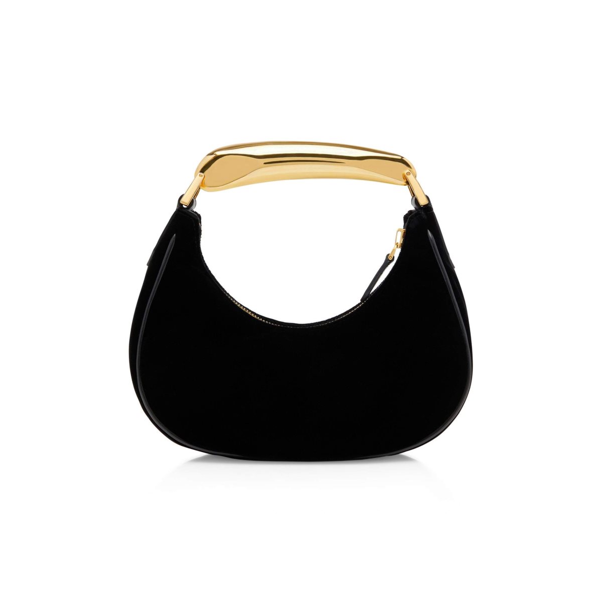 Tom Ford Velvet Bianca Mini Hobo Axelväska Dam Svarta | 159RTXPIS