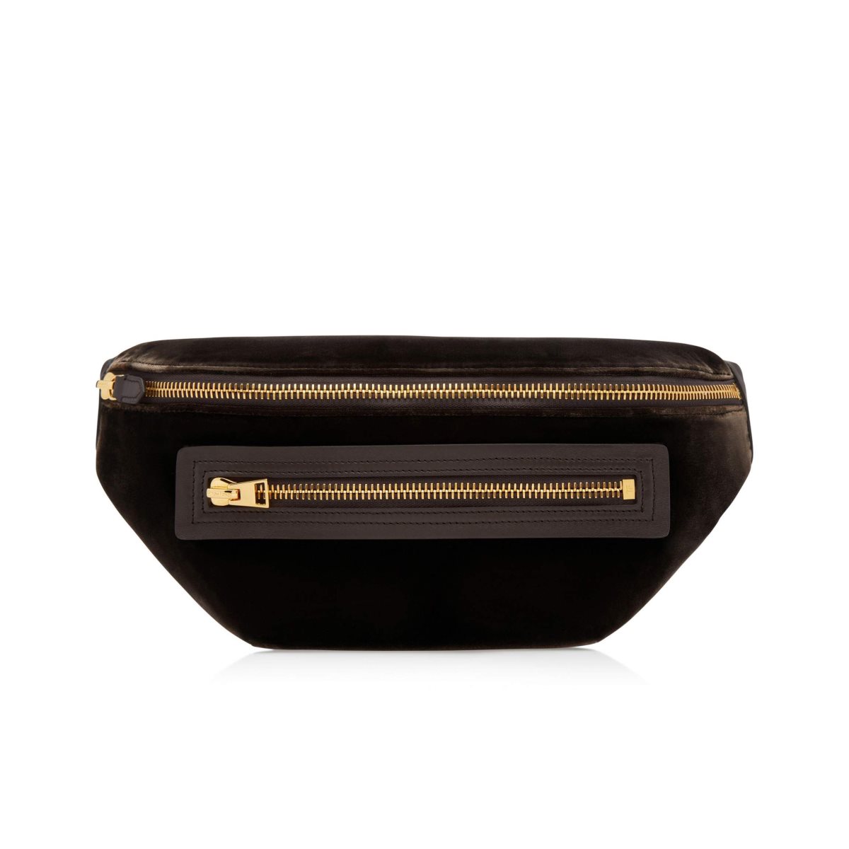 Tom Ford Velvet Buckley Bältesväska Herr Bruna Choklad | 461LIMCJN