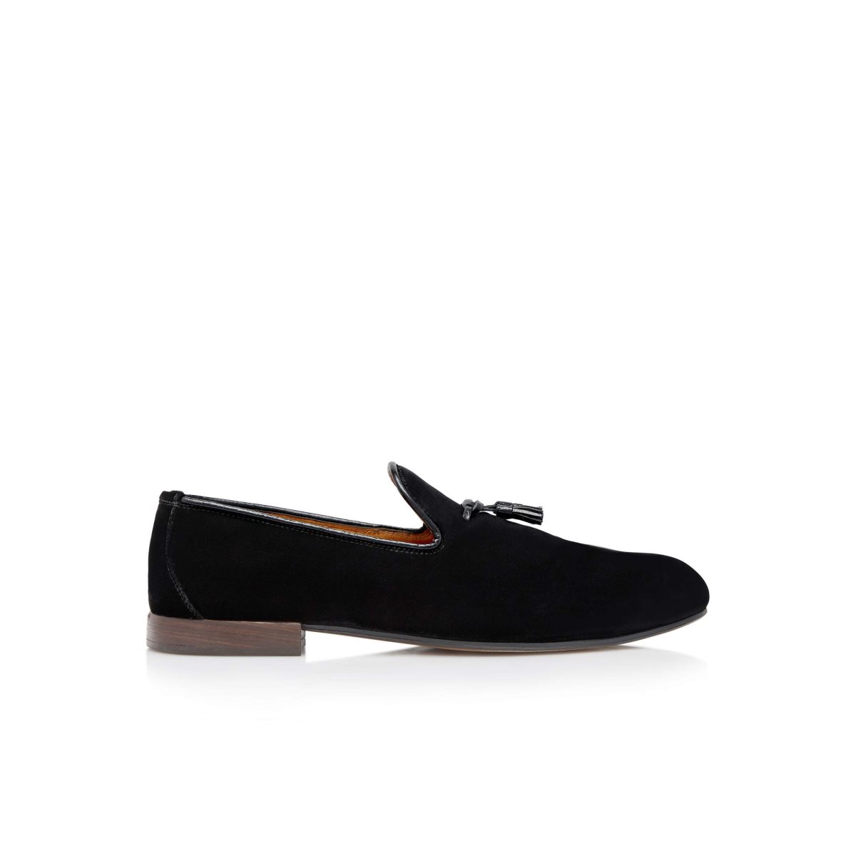 Tom Ford Velvet Nicolas Tofflor Loafers Herr Svarta | 649SFDNJQ