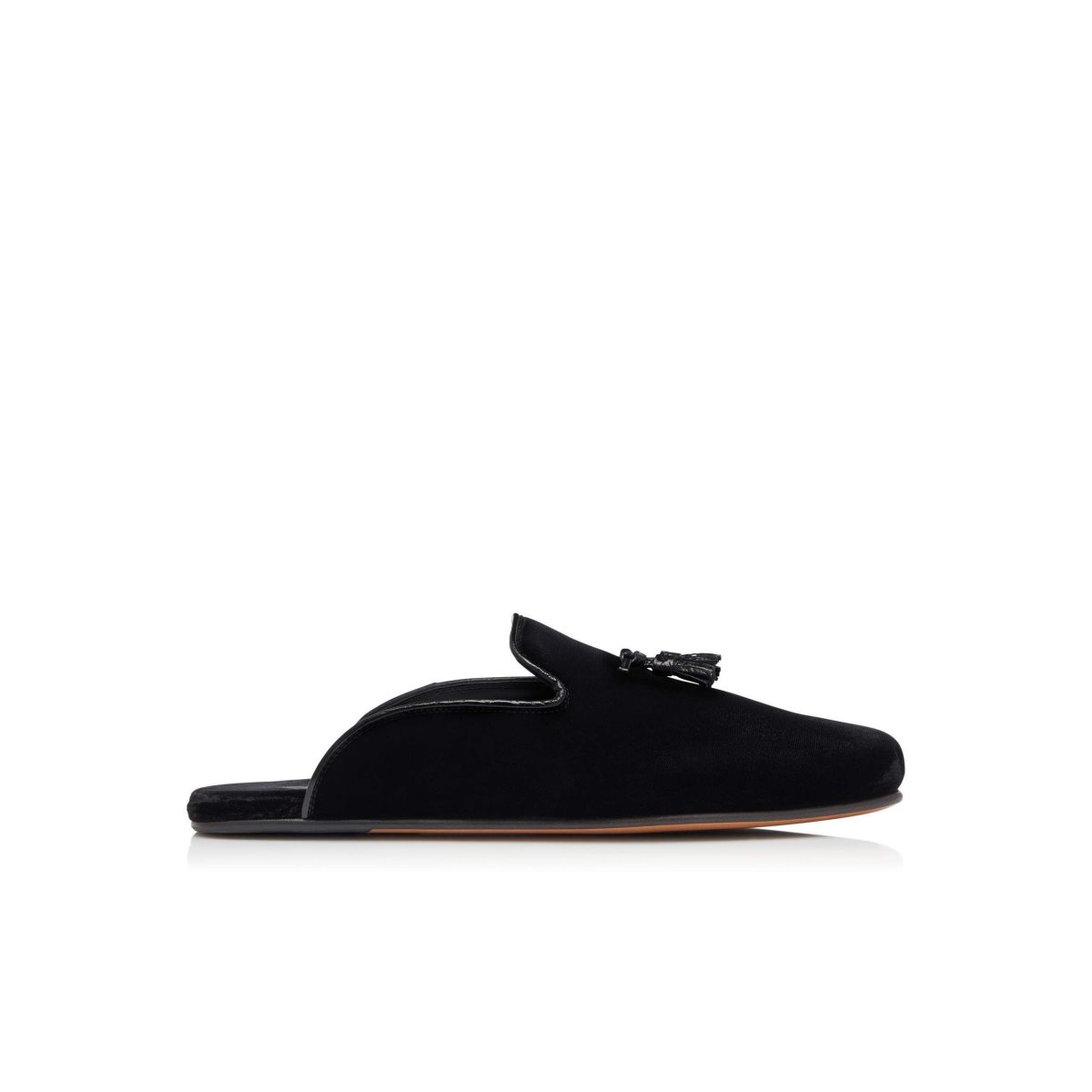 Tom Ford Velvet Winston Tofflor Loafers Herr Svarta | 354AZIQCO