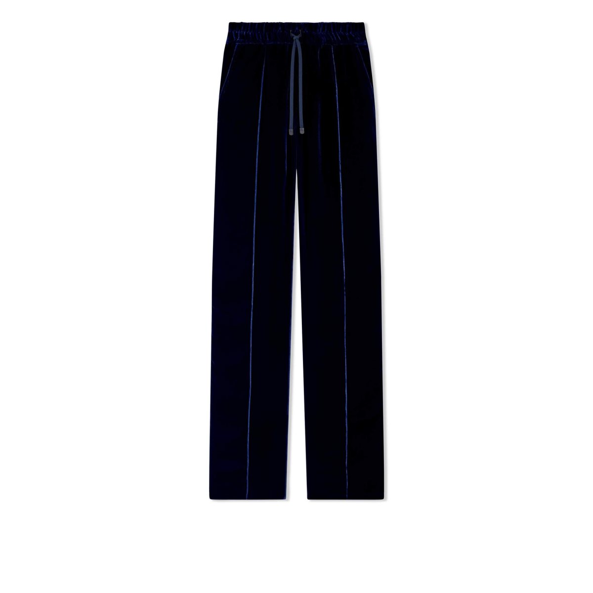 Tom Ford Viscose Velvet Tailored Joggers Byxor Dam Blå | 849TSRQAW