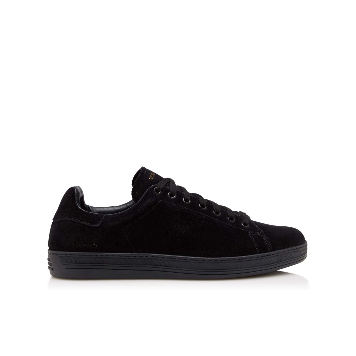 Tom Ford Warwick Black Sole Mocka Sneakers Herr Svarta | 640XFNULQ