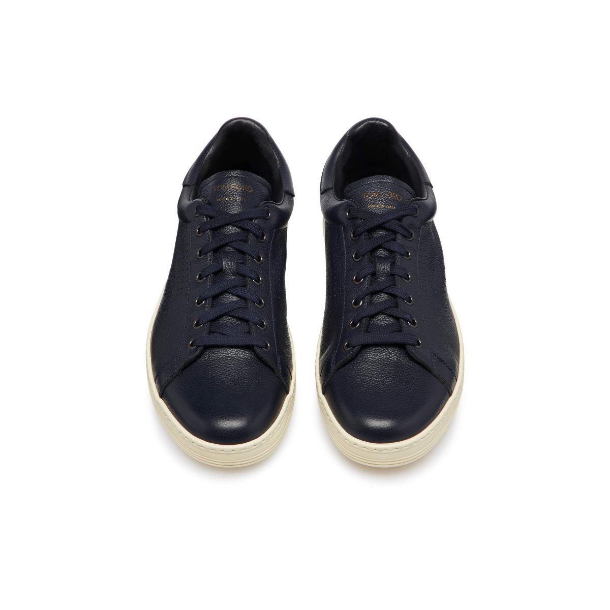 Tom Ford Warwick Grained Läder Sneakers Herr Blå | 431OWUGHL