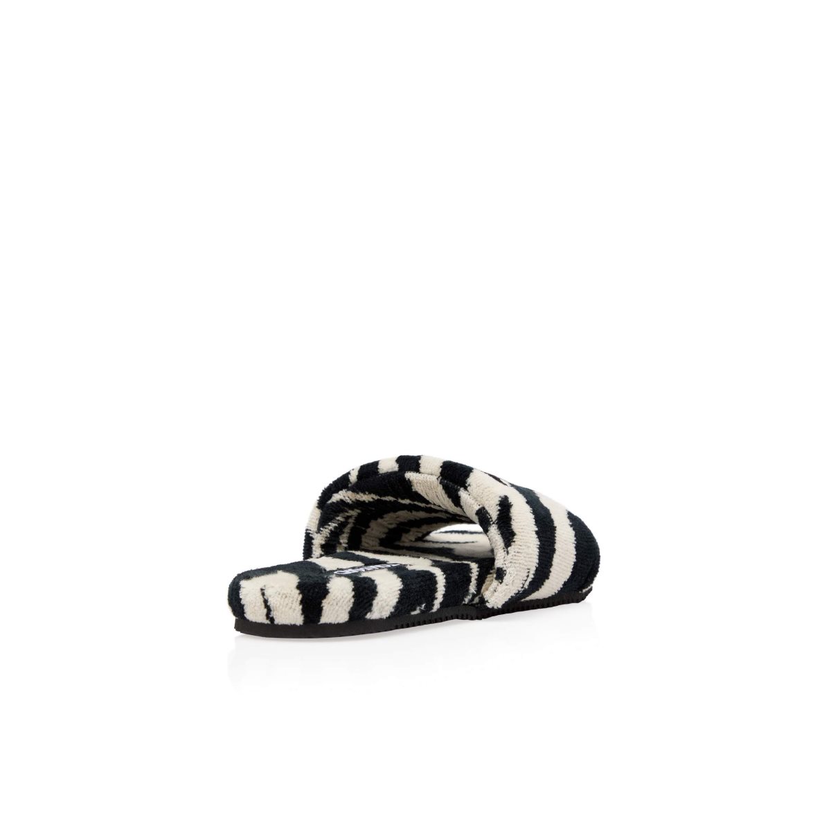 Tom Ford Zebra Towelling Harrison Slides Sandaler Dam Vita Svarta | 065BNIMVD