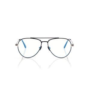 Tom Ford Blue Block Pilot Shape Optisk Herr Svarta | 509RIKDMG