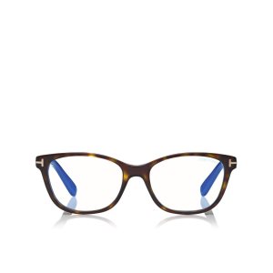 Tom Ford Blue Block Soft Square Optisk Dam Mörk | 139WHFIXZ