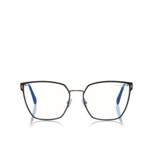 Tom Ford Blue Block Soft Square Optisk Dam Svarta | 201MPEGYA