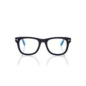 Tom Ford Blue Block Square Optisk Herr Svarta | 157ZDFJCG