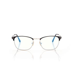 Tom Ford Blue Block Square Optisk Herr Svarta | 527KHRBOZ