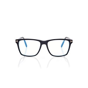 Tom Ford Blue Block Square Optisk Herr Svarta | 695QRHWAO