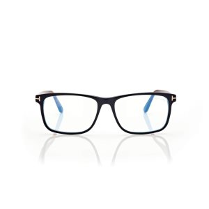 Tom Ford Blue Block Square Optisk Herr Svarta Bruna | 982IJBCKM