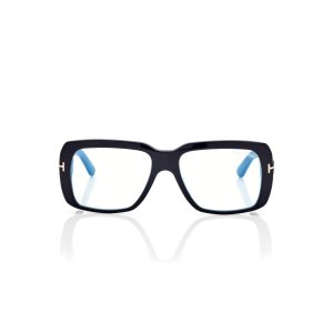 Tom Ford Blue Block Square Optisk Herr Svarta | 984LWUXTP