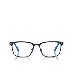 Tom Ford Blue Block Squared Optisk Herr Svarta | 849ZYDBAQ