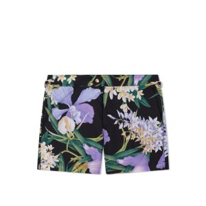 Tom Ford Bold Orchid Print Swim Korta Byxor Herr Lila Lavendel | 793NGTEHP