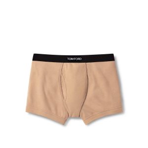 Tom Ford Bomull Boxer Kalsonger Herr Beige | 970MPUTFS